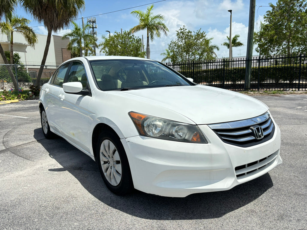 2012 Honda Accord LX – front right angle clean rental sedan Florida