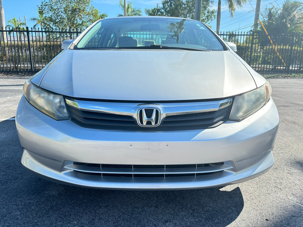 2012 Honda Civic LX – front view reliable rental car in Florida