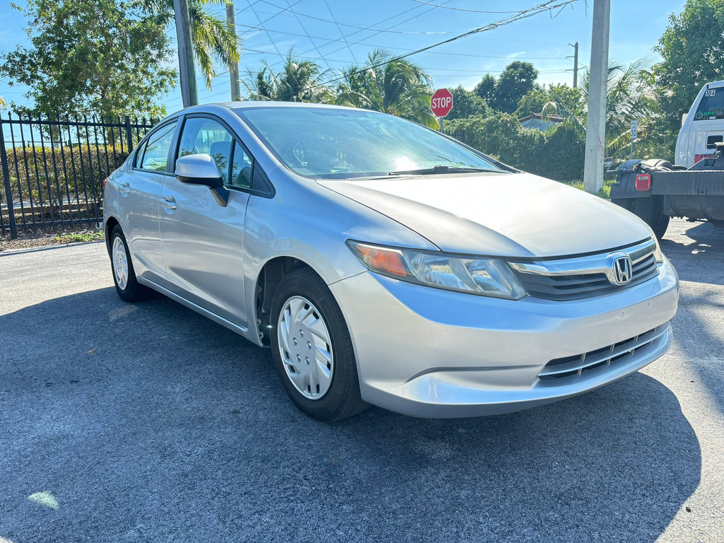2012 Honda Civic LX – front right angle view, affordable rental in Fort Lauderdale