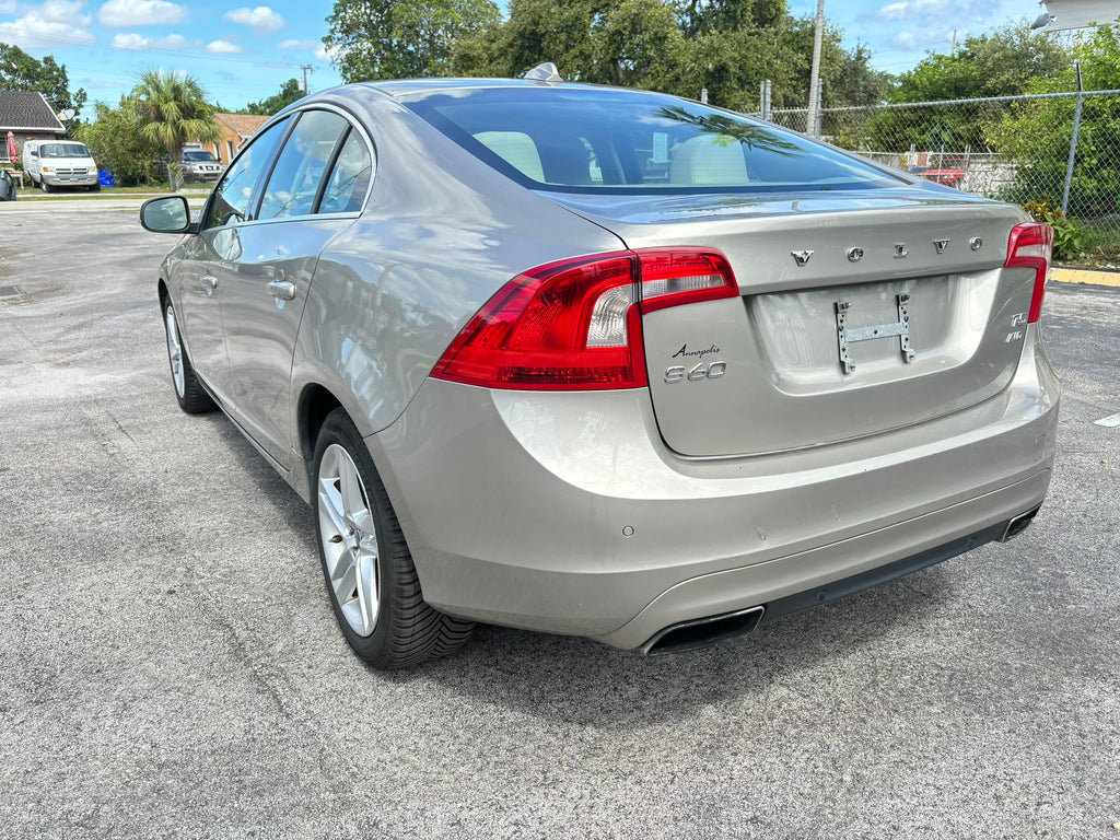2015 Volvo S60 T5 – rear left angle view, affordable rental sedan