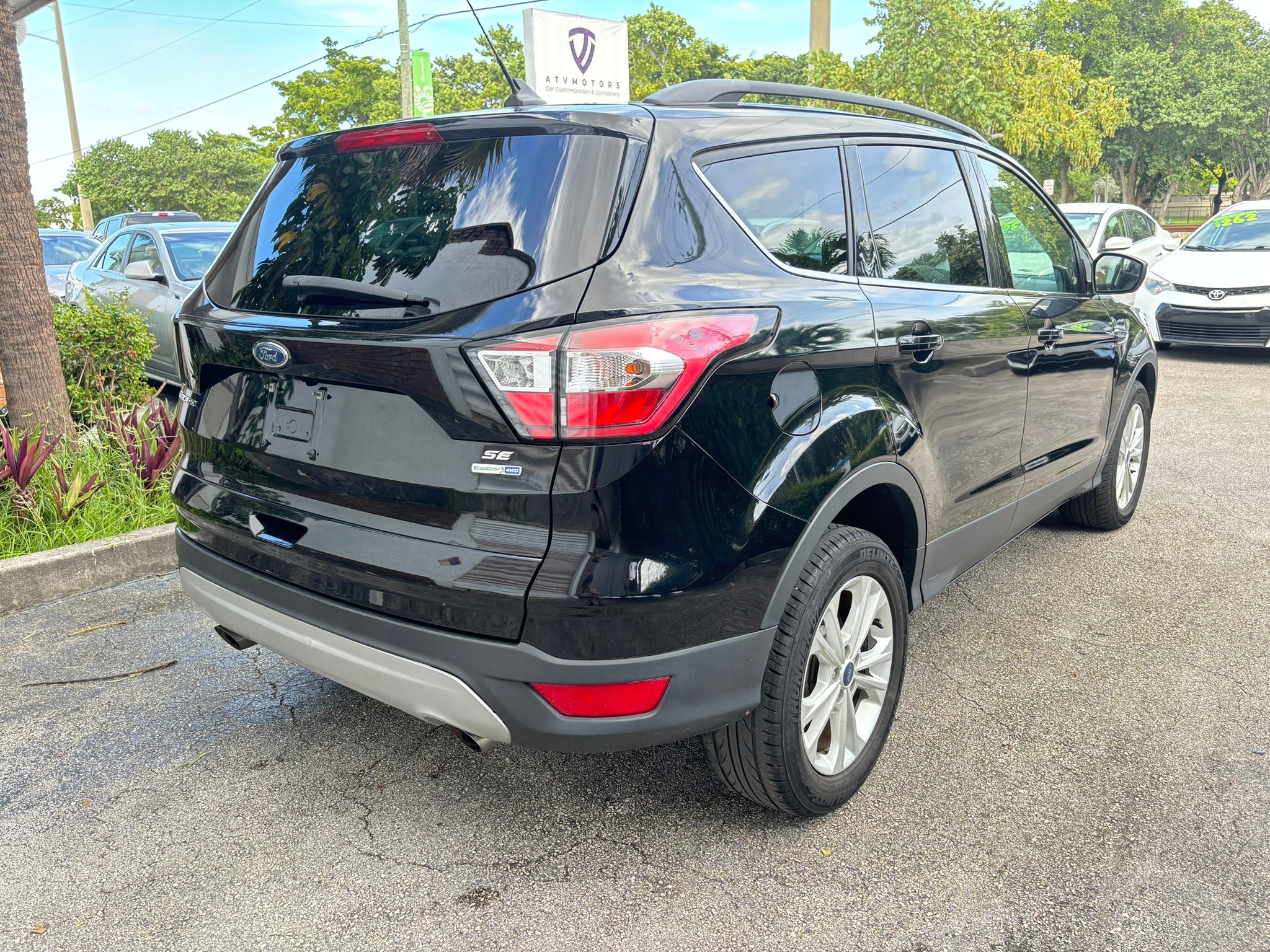 2018 Ford Escape SE – rear right angle, affordable rental SUV Florida
