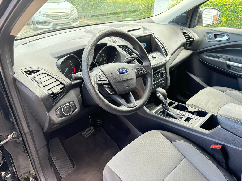 2018 Ford Escape SE interior – front seats, clean rental SUV Florida