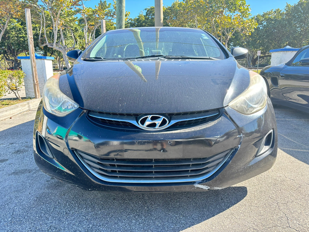 2013 Hyundai Elantra GLS – front view, clean rental car Florida