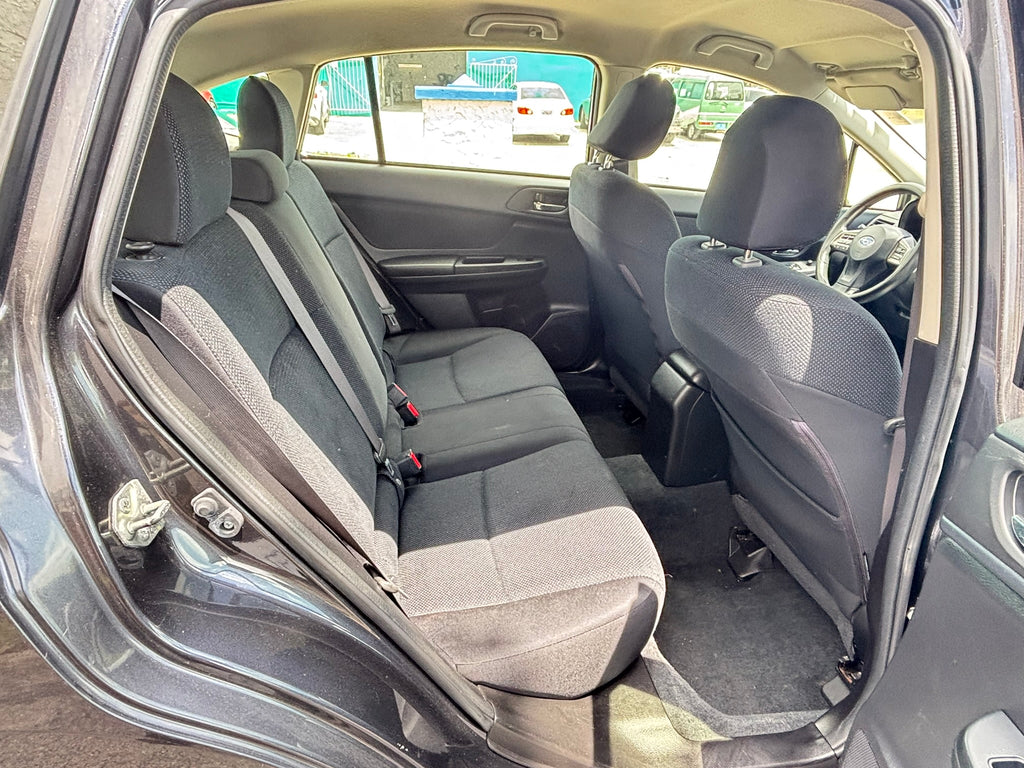 2014 Subaru Impreza 2.0i Premium interior – rear seats, spacious rental vehicle