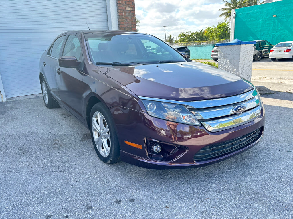2012 Ford Fusion SE – right side front angle rental car Fort Lauderdale